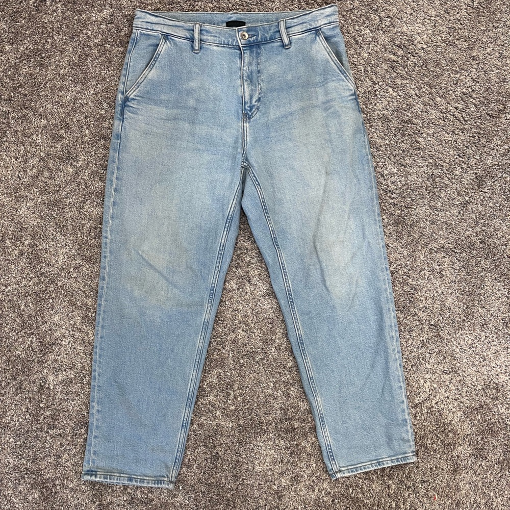 Men's Light Blue Jeans - Uniqlo